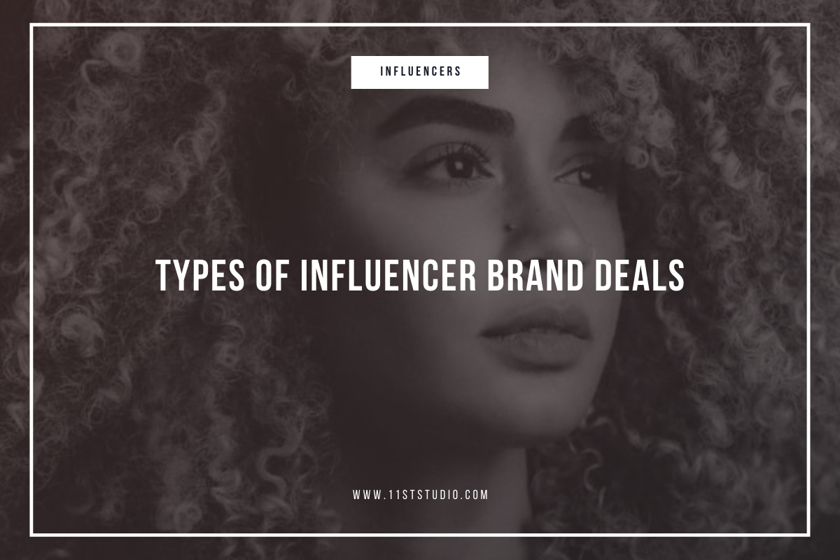 types of influencer brand deals