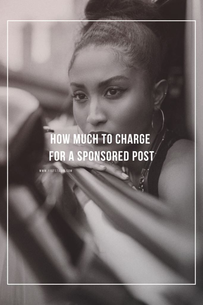 how much to charge for a sponsored post