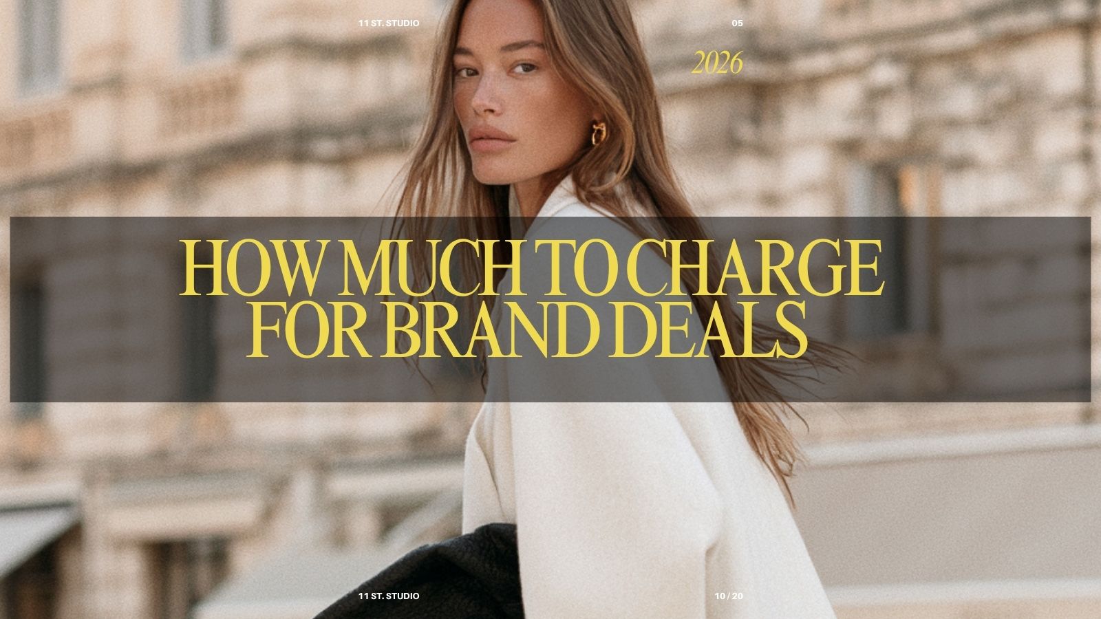 How much to charge for brand deals in 2026 influencer pricing guide